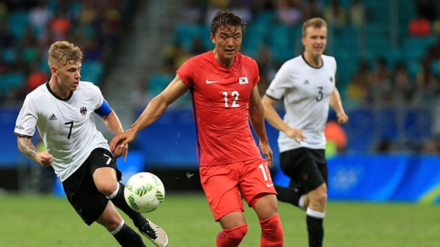 Highlights U23 Han Quoc 3-3 U23 Duc hinh anh