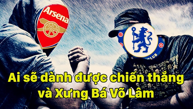 Anh vui Conte khau chien Wenger truoc tran cau tam diem hinh anh