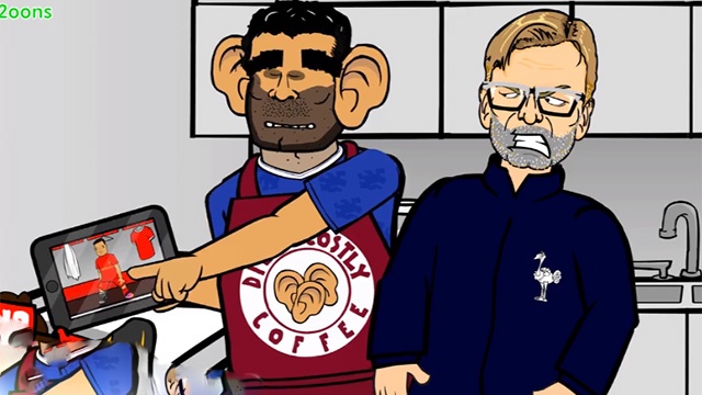 Hoat hinh vui Diego Costa treu choc doi thu hinh anh