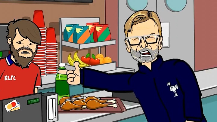 Hoat hinh Klopp noi doa vi bi cham choc hinh anh