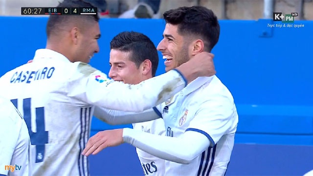 Highlights Eibar 1-4 Real Madrid hinh anh
