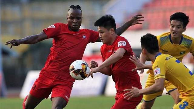 Video tran hoa cua CLB Hai Phong truoc SLNA hinh anh