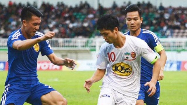 Video chien thang vat va cua CLB HAGL truoc CLB Quang Nam hinh anh