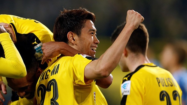 Shinji Kagawa ghi ban giup Dortmund de bep Hamburger SV hinh anh