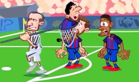 Hoat hinh vui: Suarez o dau trong that bai cua Barca truoc Juventus hinh anh