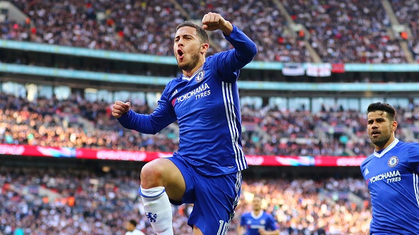Hazard ghi ban vao luoi Tottenham ngay sau khi vao san hinh anh