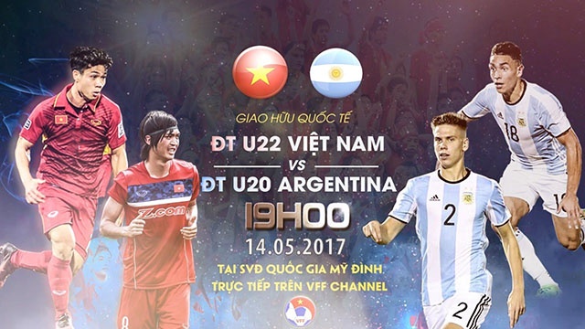 Video truc tiep giao huu quoc te U22 Viet Nam vs U20 Argentina hinh anh