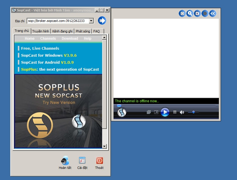 hướng dẫn xem sopcast ảnh 1 huong dan xem sopcast anh 1