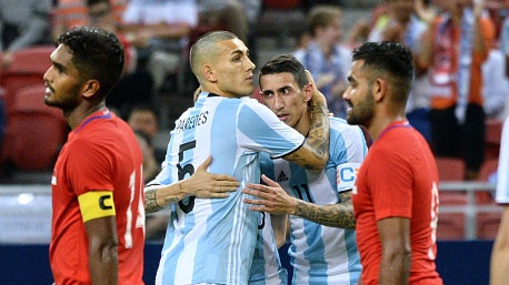 Highlights Argentina 6-0 Singapore hinh anh