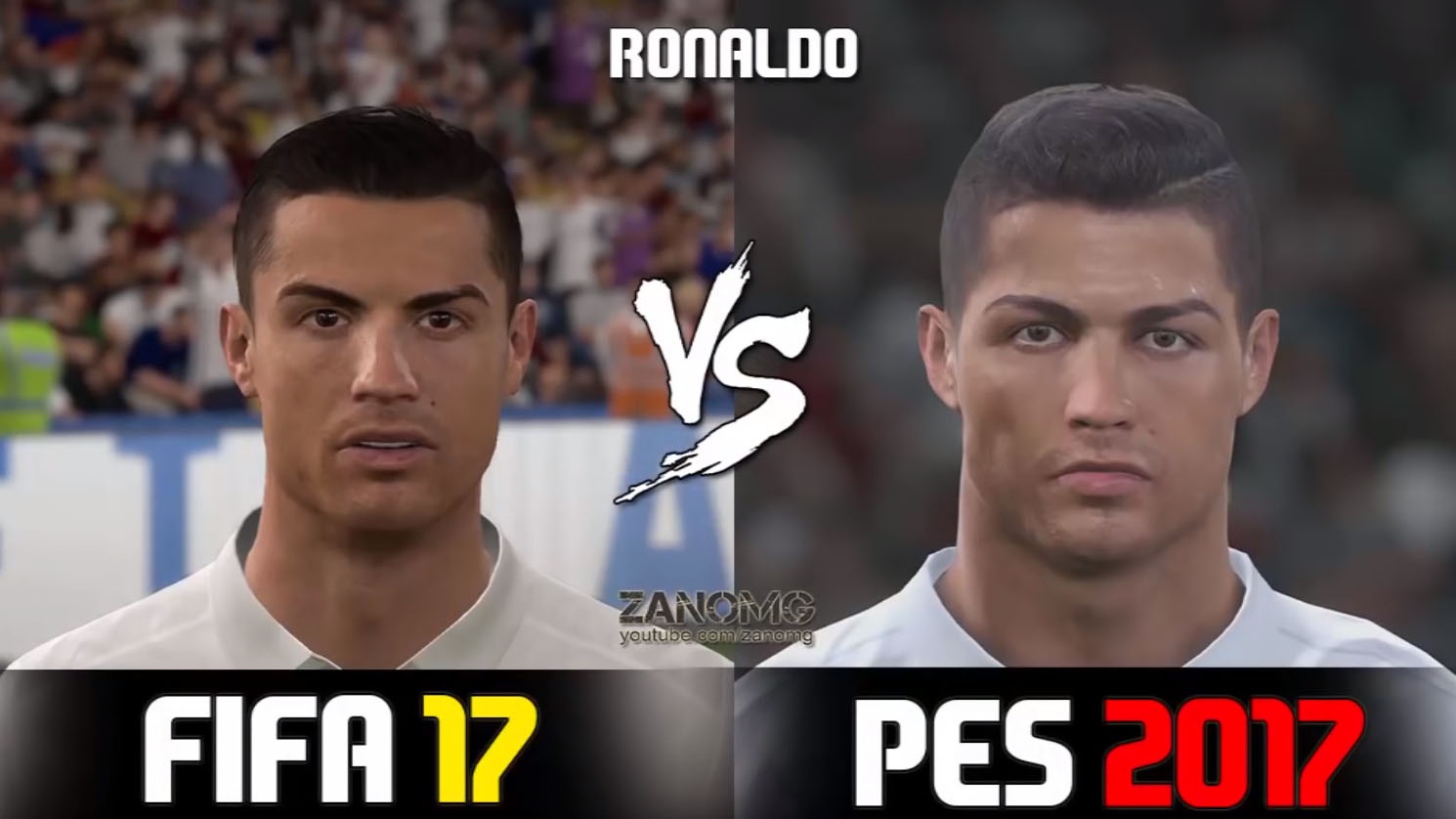 So sanh hinh anh cau thu giua FIFA 17 va PES 2017 hinh anh