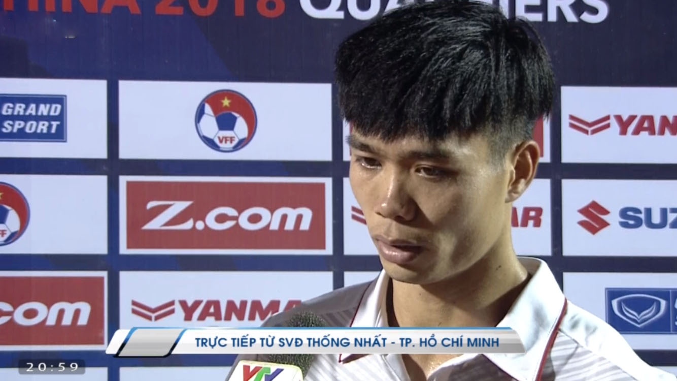 Cong Phuong tra loi phong van sau tran dau voi U22 Han Quoc hinh anh