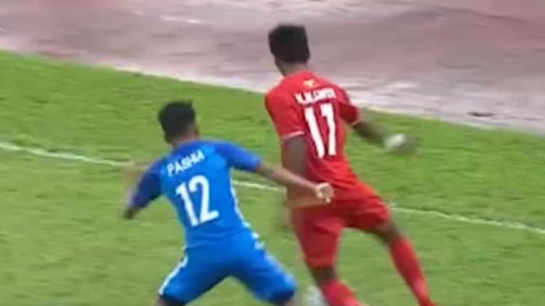 U22 Myanmar danh bai U22 Singapore hinh anh