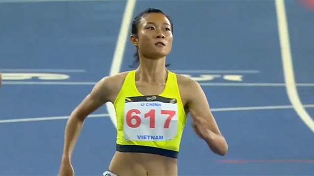 Tu Chinh gianh HCV 100 m nu hinh anh