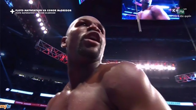 Khoanh khac Floyd Mayweather ha K.O Conor McGregor hinh anh