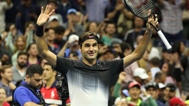 Federer tra loi phong van sau khi thoat hiem o ngay vong 1 US Open hinh anh