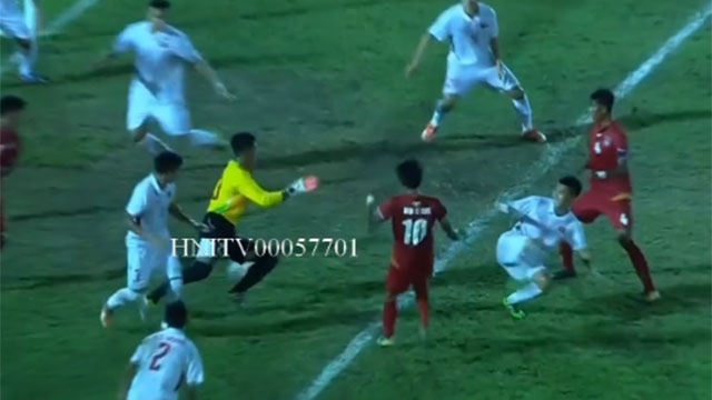 Thu mon U18 bat hut bong bieu khong ban thang cho Myanmar hinh anh