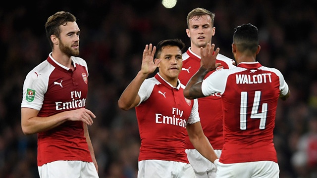 Highlights Arsenal vat va danh bai Doncaster hinh anh