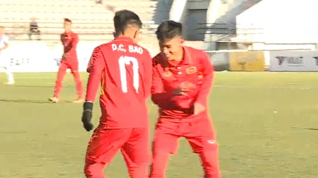 Highlights U16 Viet Nam 9-0 U16 Mong Co hinh anh