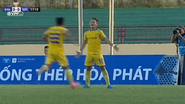 Song Lam Nghe An danh bai Sai Gon FC 2-0 hinh anh