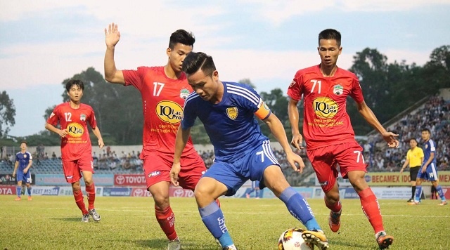 Highlights Hoang Anh Gia Lai cam hoa CLB Quang Nam hinh anh