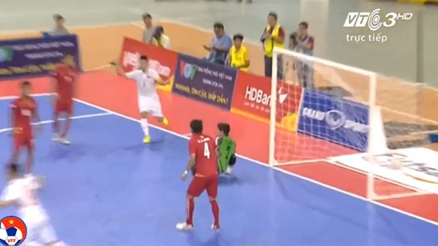Highlights futsal Viet Nam 3-0 Myanmar hinh anh