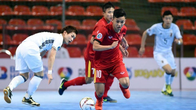 Highlights futsal Viet Nam that bai truoc Myanmar o loat sut 6 m hinh anh