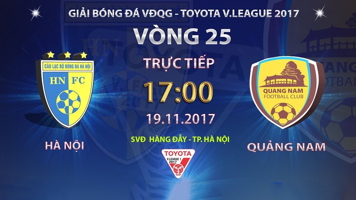 Truc tiep vong 25 V.League: CLB Ha Noi vs CLB Quang Nam hinh anh
