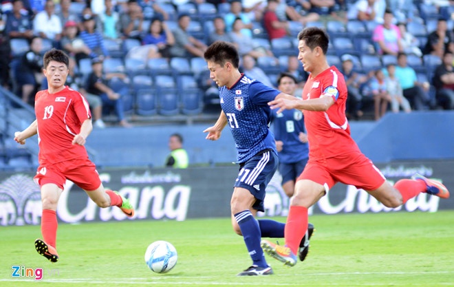 Highlights U23 Nhat Ban 4-0 U23 Trieu Tien hinh anh