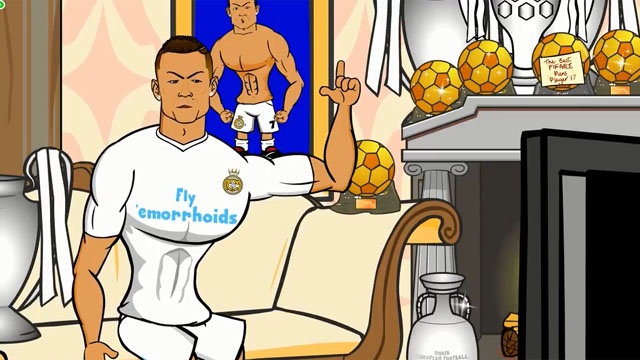 Hoat hinh vui Ronaldo hao huc doi dau Neymar o Champions League hinh anh