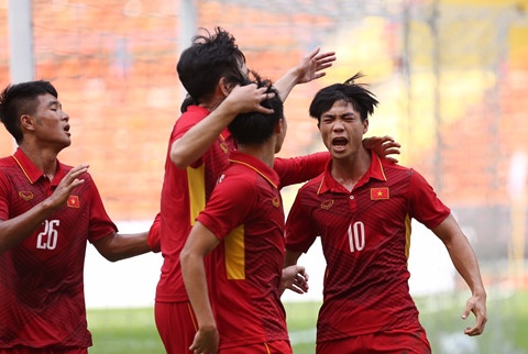 Highlights chien thang lich su cua U23 Viet Nam truoc U23 Iraq hinh anh