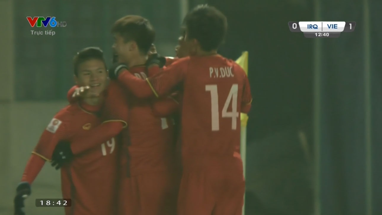 Pha lam ban cua Cong Phuong vao luoi U23 Iraq hinh anh