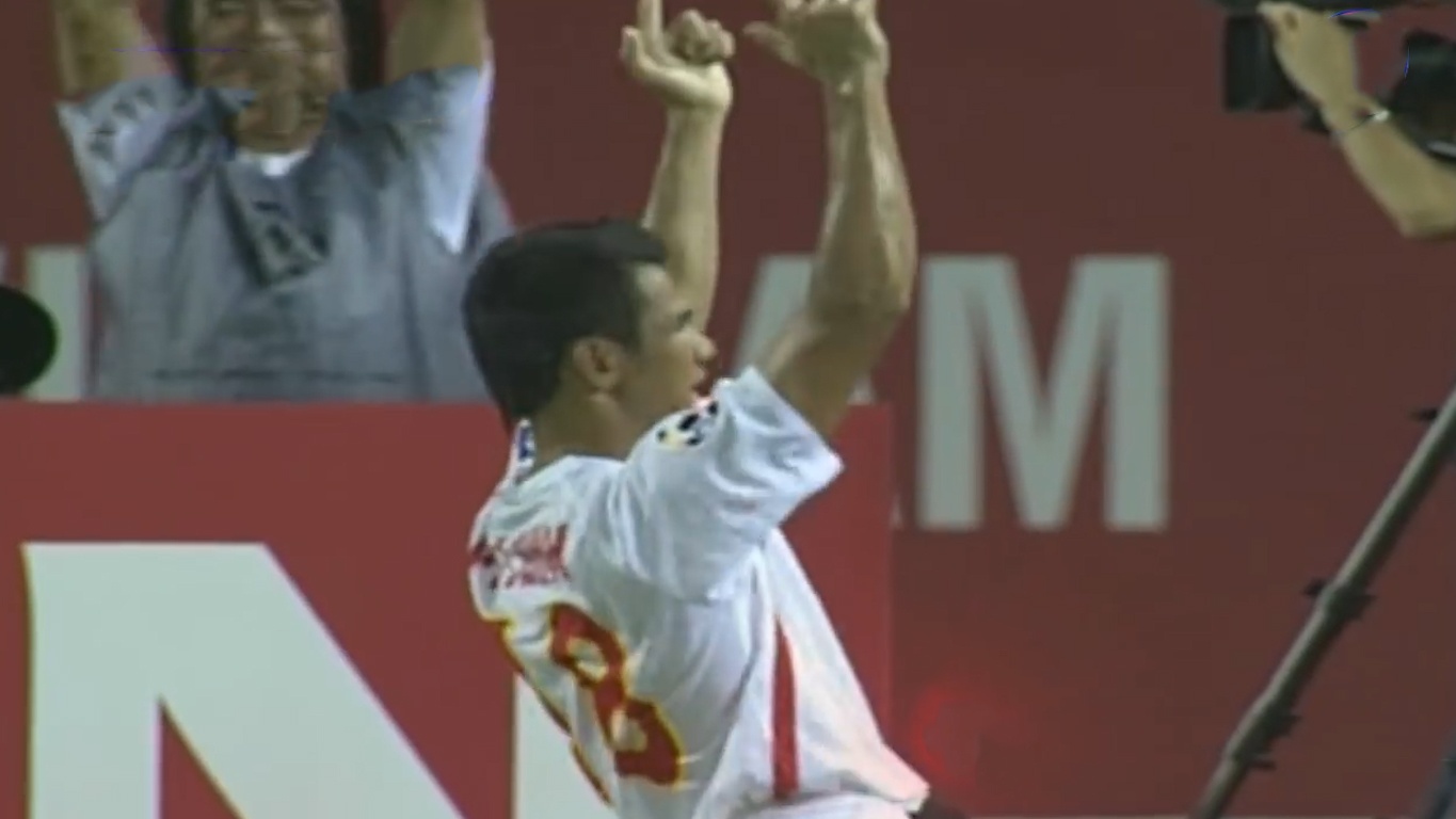 Highlights Viet Nam hoa Qatar 1-1 tai Asian Cup 2007 hinh anh