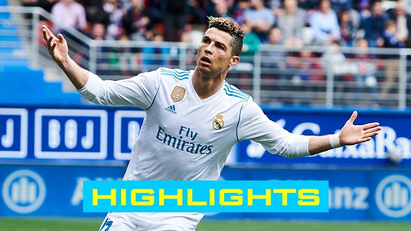 Eibar 1-2 Real Madrid: Ronaldo toa sang voi cu dup hinh anh