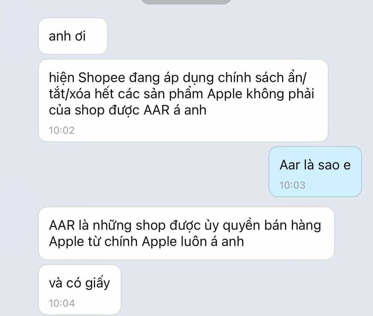 Apple xoa so hang sach tay,  iphone xach tay tren shopee bi xoa anh 1