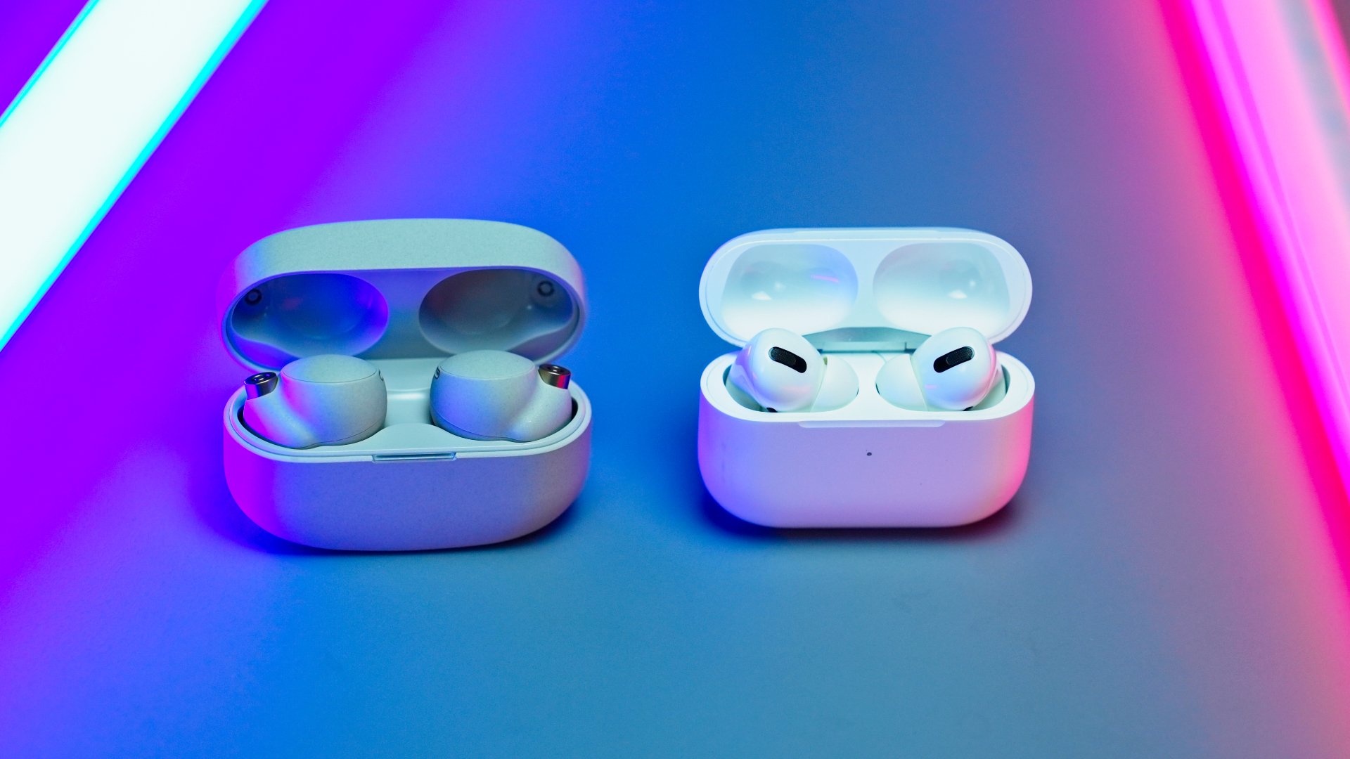 so sanh sony wf-1000xm4 va airpods pro anh 1