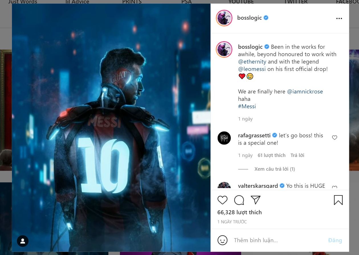 Messi ban tac pham NFT anh 2