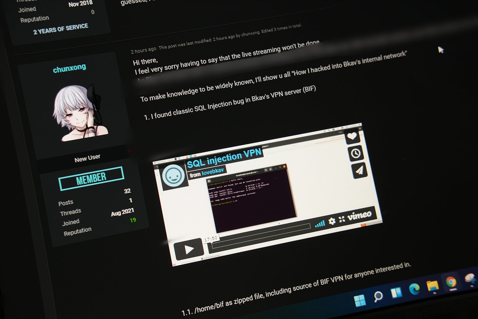 Hacker khong the phat truc tiep vi Bkav tat may chu? hinh anh