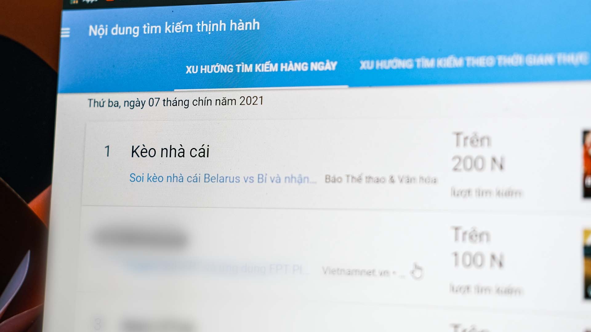 Nguoi Viet tim kiem ‘keo nha cai’ nhieu nhat trong ngay 7/9 hinh anh