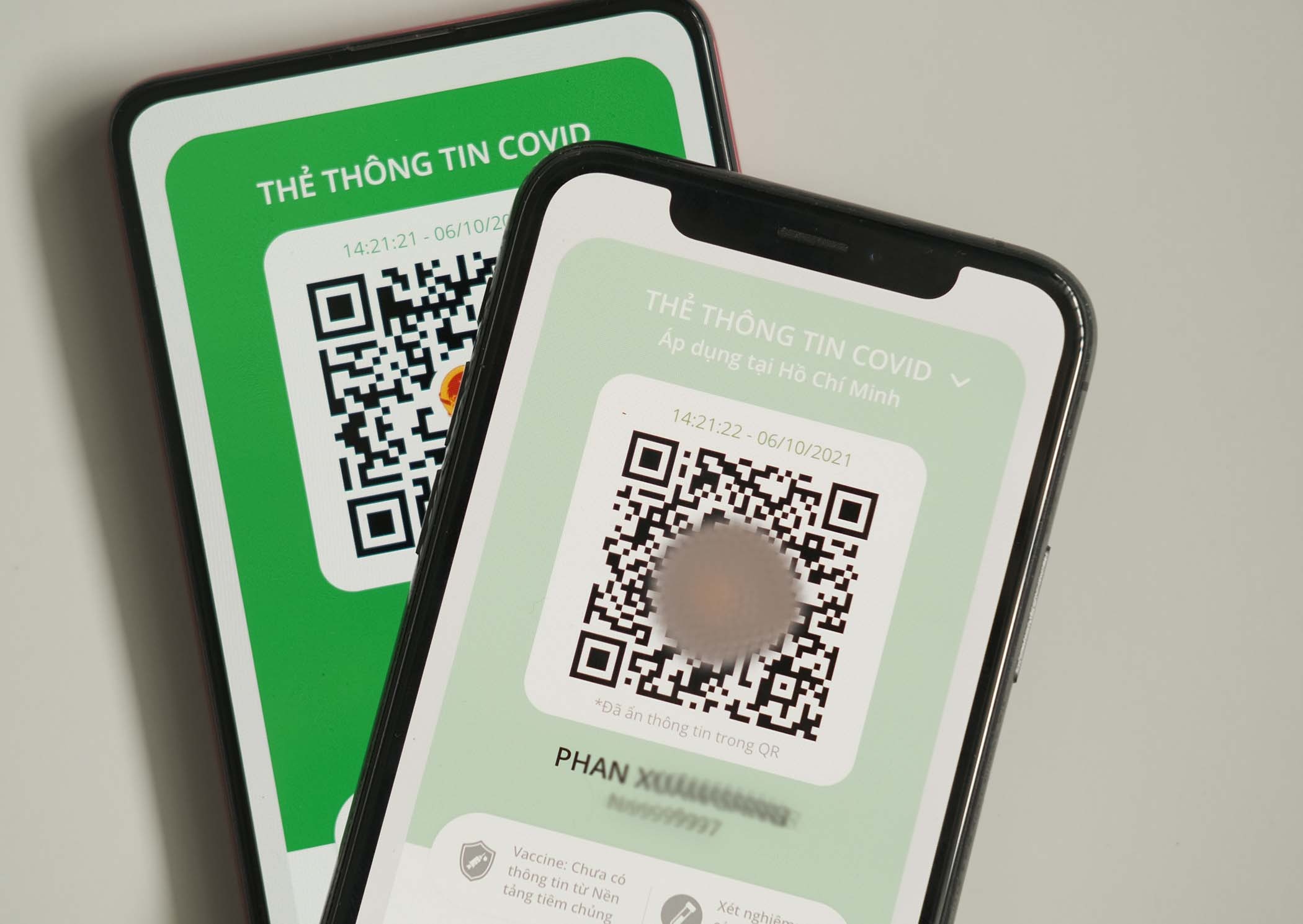 App PC-Covid tren iPhone duoc doi mau giao dien de tranh nham lan hinh anh