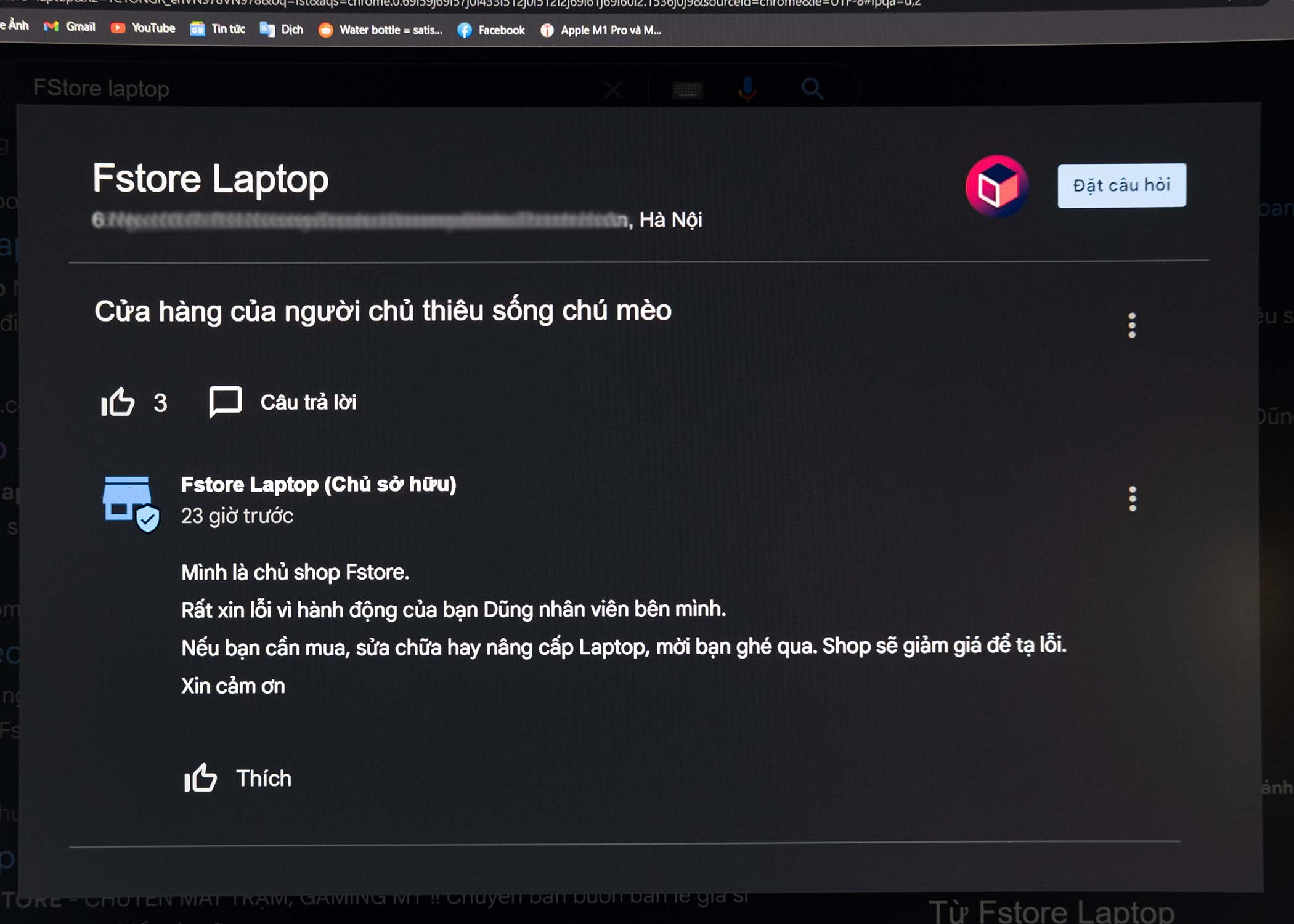 Cua hang co nhan vien dot meo bi tan cong anh 2