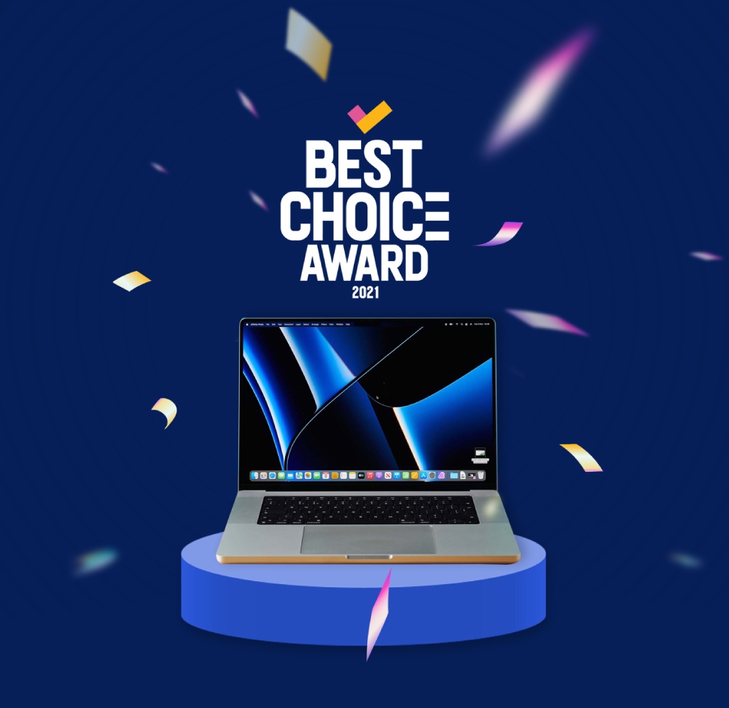 MacBook thang giai Best Choice Award hang muc laptop anh 1