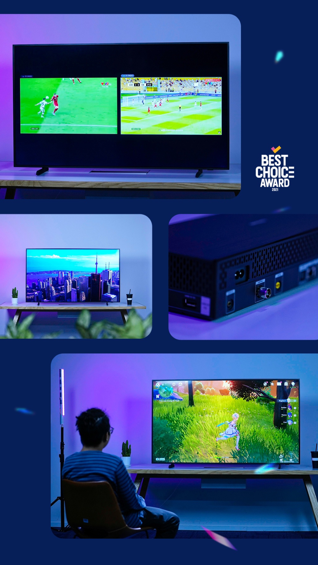 Samsung thắng Best Choice Award 2021 hạng mục TV ảnh 6 Samsung thang Best Choice Award 2021 hang muc TV anh 6