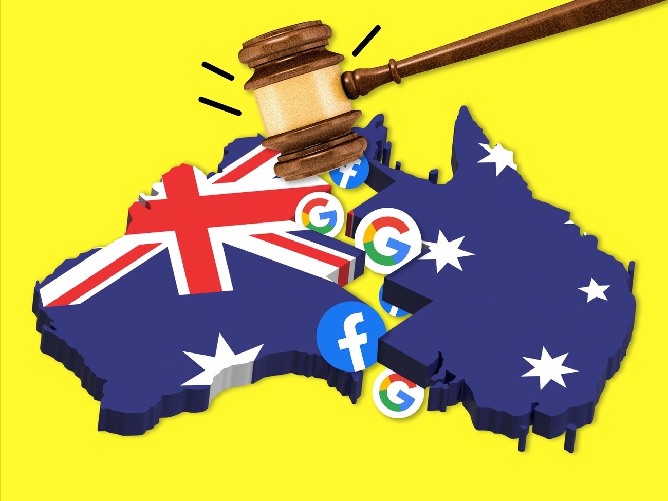 Nhieu nuoc hoc Australia, buoc Facebook, Google tra tien cho bao chi hinh anh