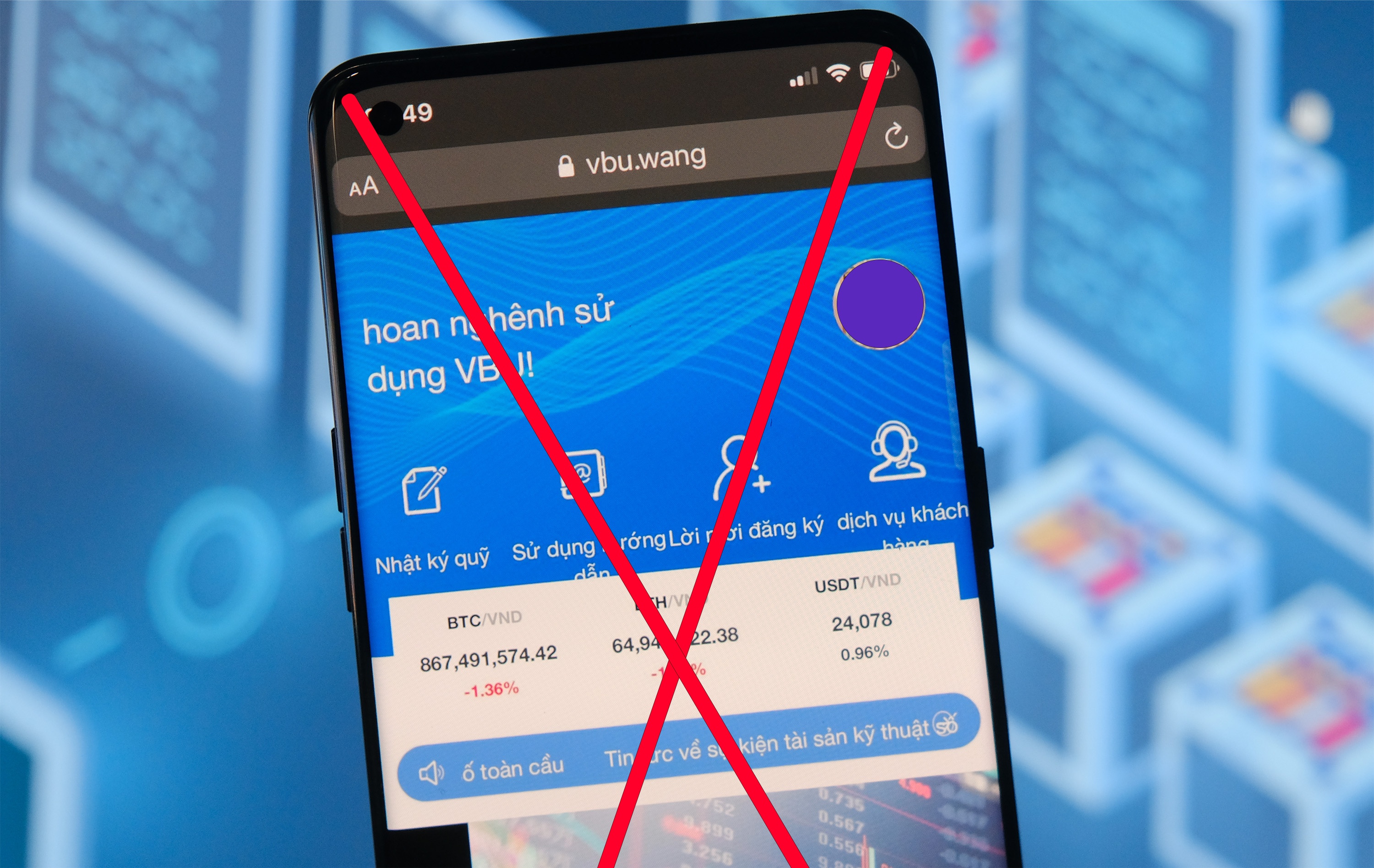 Mat 3.000 USD vi web gia mao Lien minh Blockchain Viet Nam hinh anh