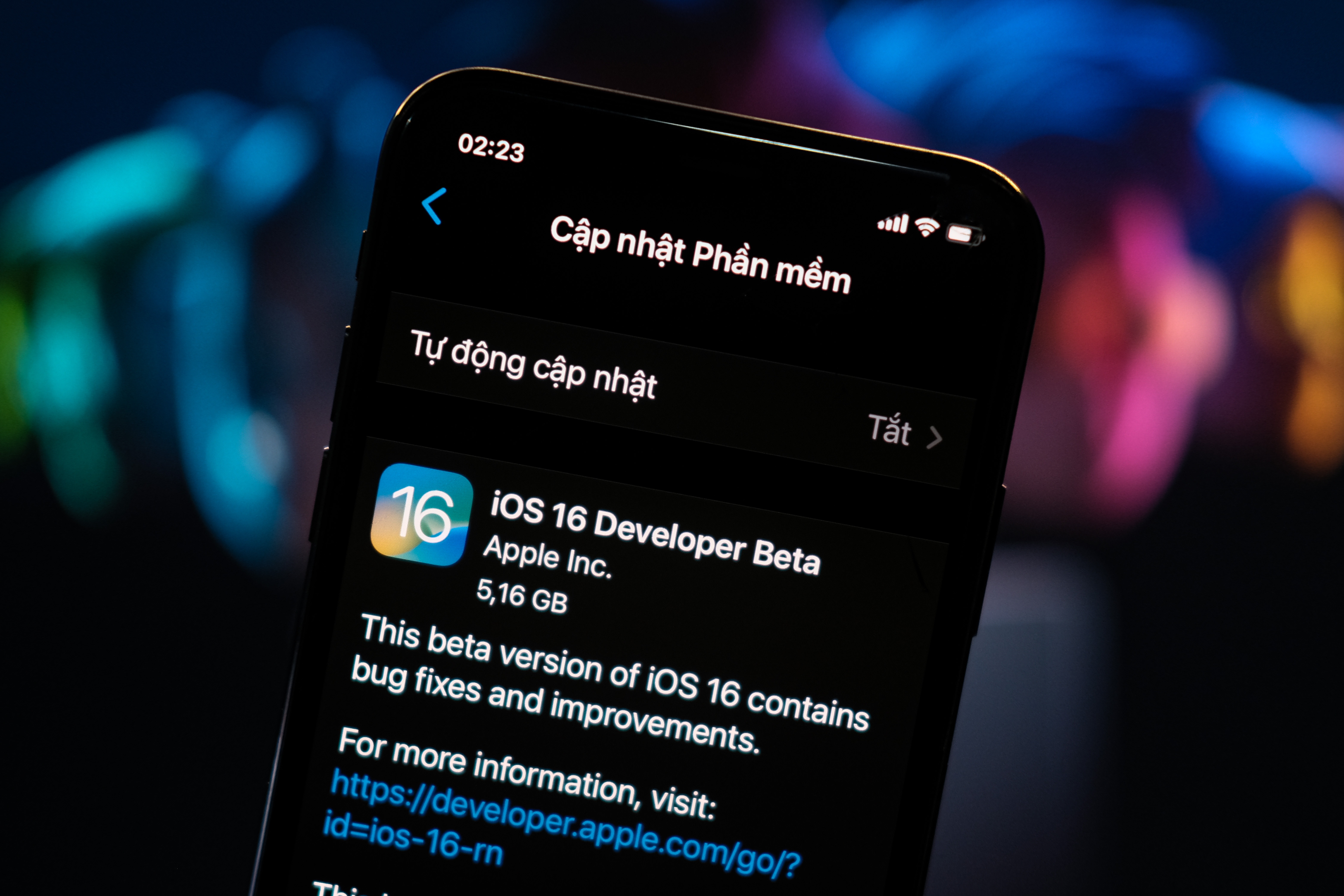 Cach tai iOS 16 phien ban thu nghiem hinh anh