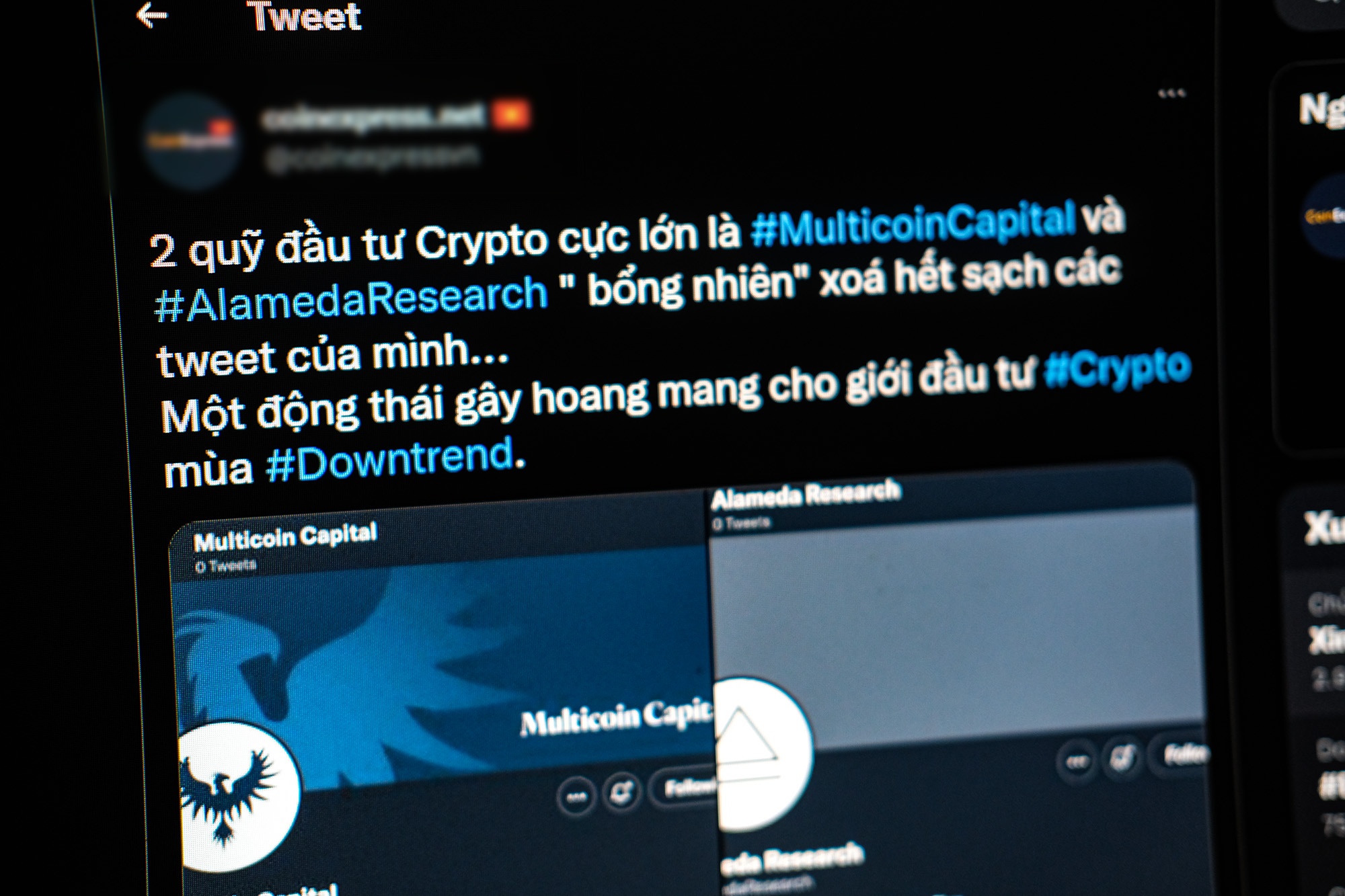 Tin don ve Alameda Research gay xon xao gioi dau tu tien ma hoa hinh anh