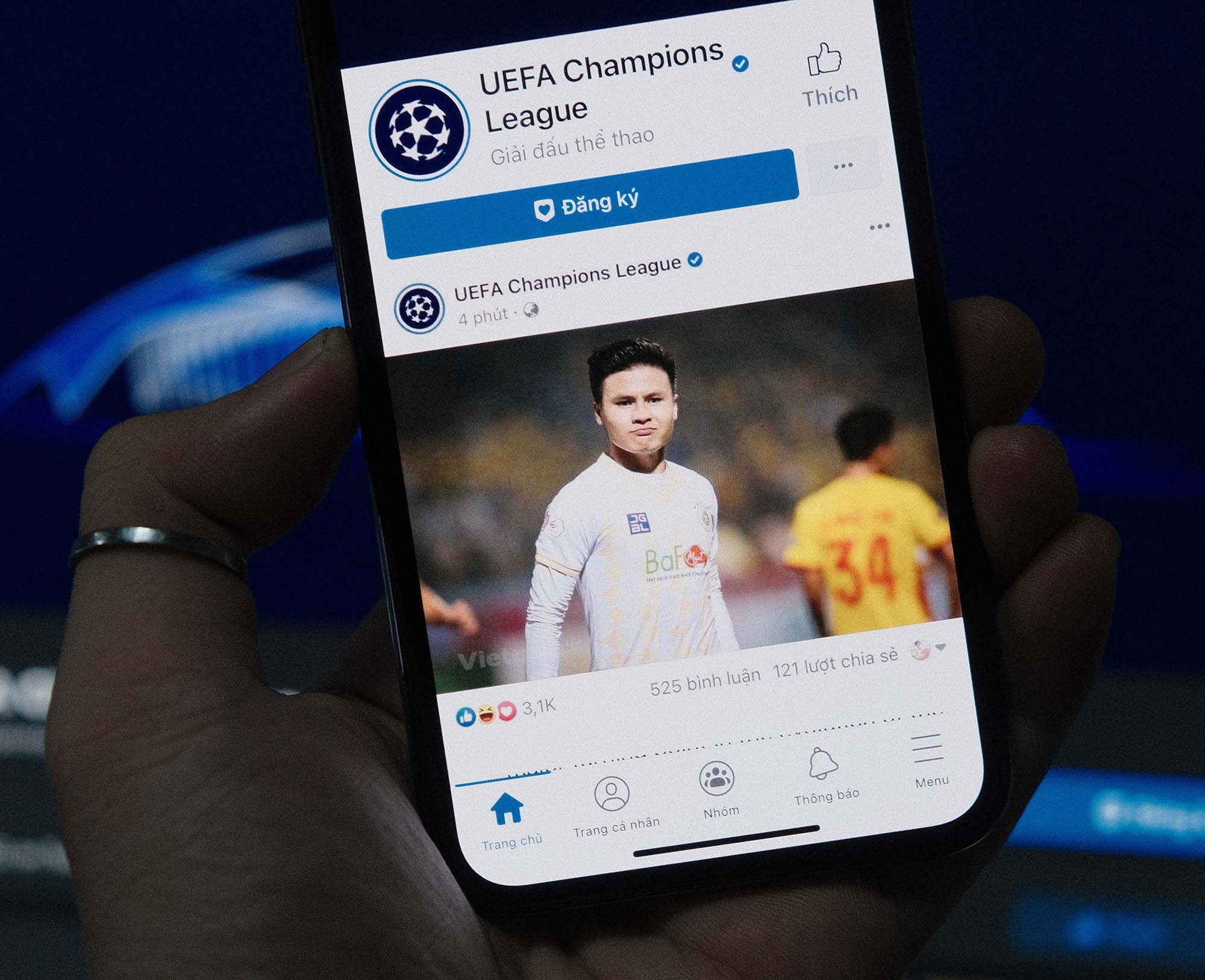 Champions League la nan nhan moi nhat tro pha phach cua nguoi Viet hinh anh