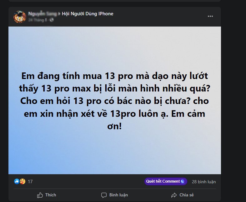 iphone 13 loi man hinh anh 2