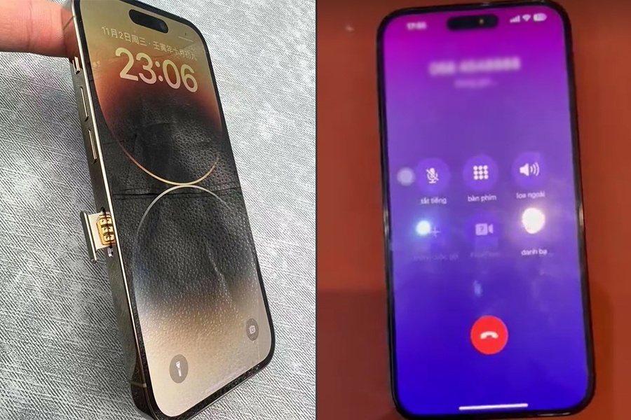 Tho Viet do khe SIM cho iPhone 14 My hinh anh