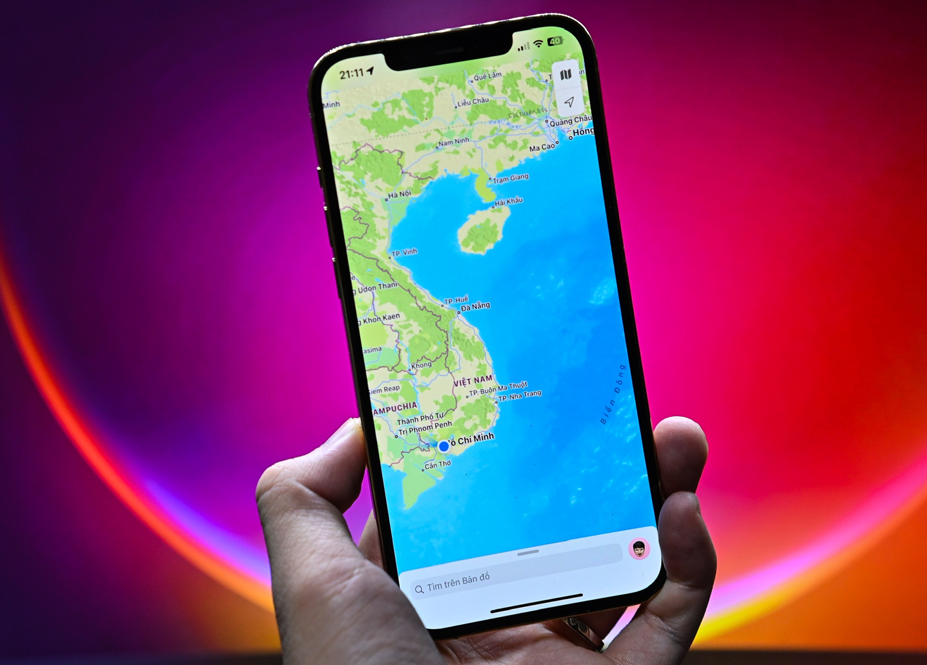 Quan dao Hoang Sa, Truong Sa khong xuat hien tren Apple Maps hinh anh